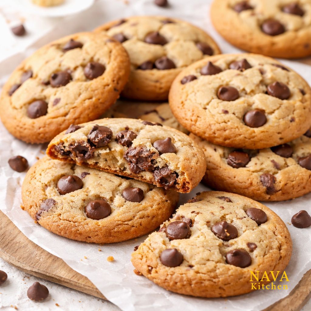 Almond Flour Chocolate Chip Cookies