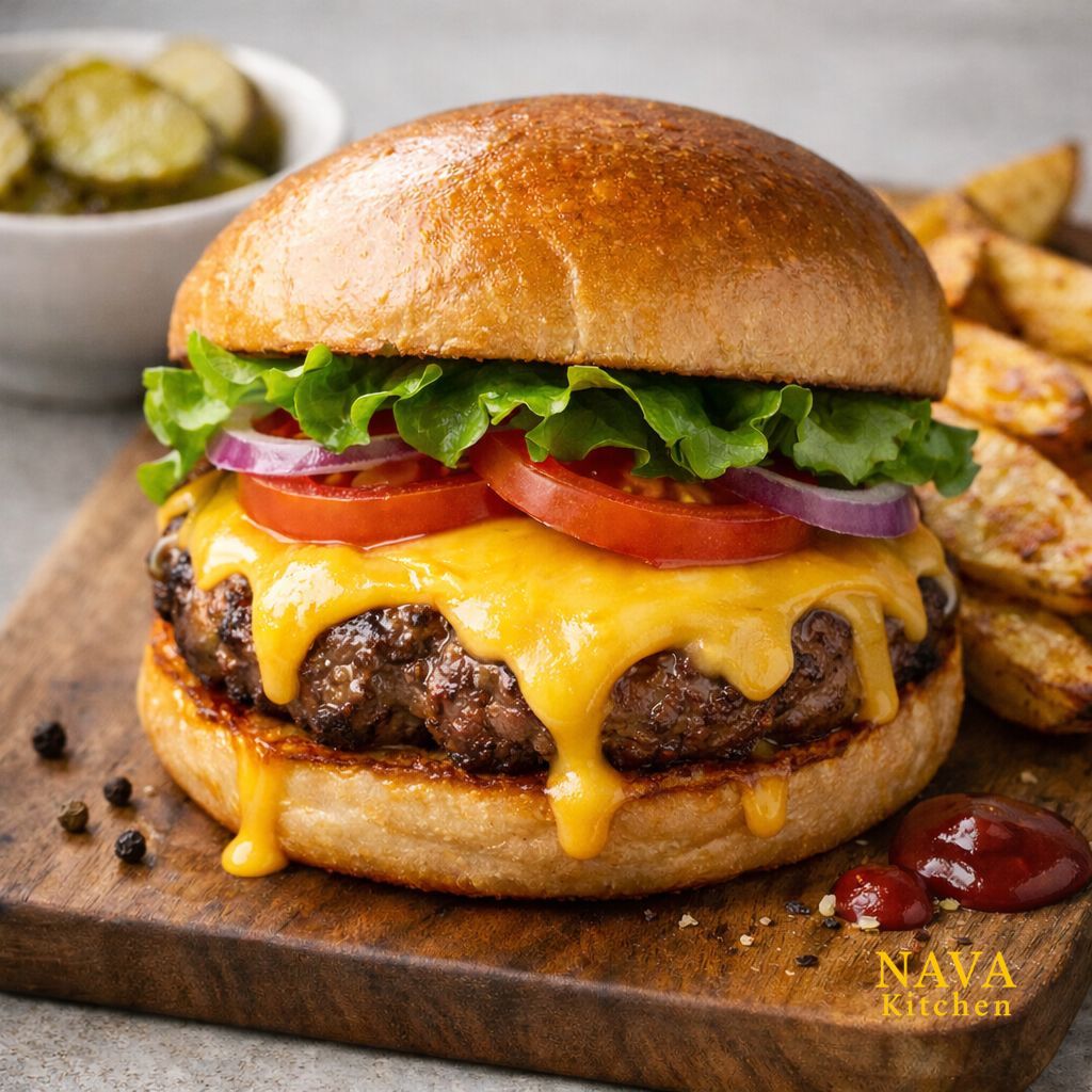 Oven-Baked Burger