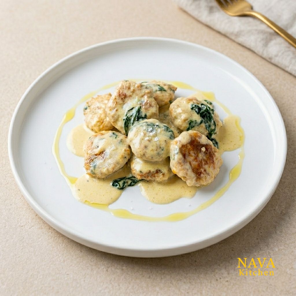 Baked Chicken Meatballs