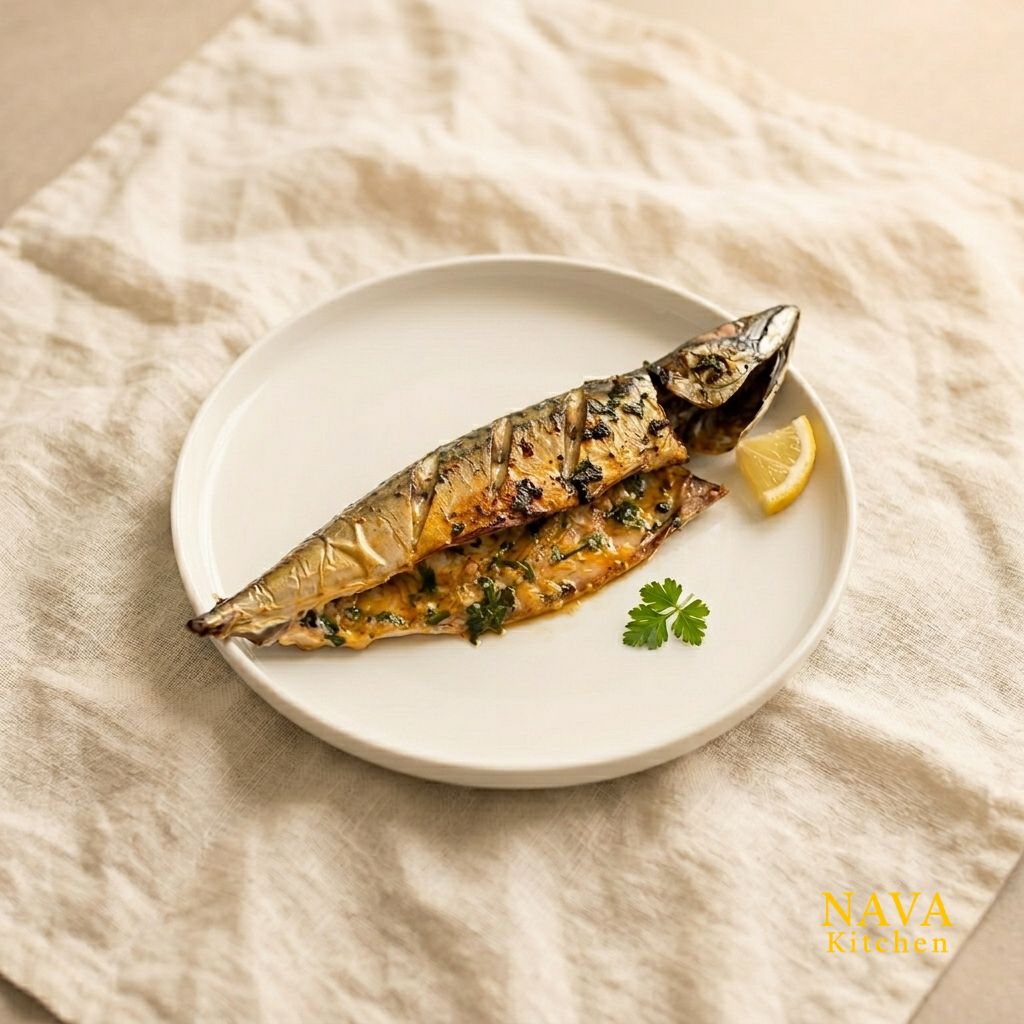 Oven-Baked Mackerel