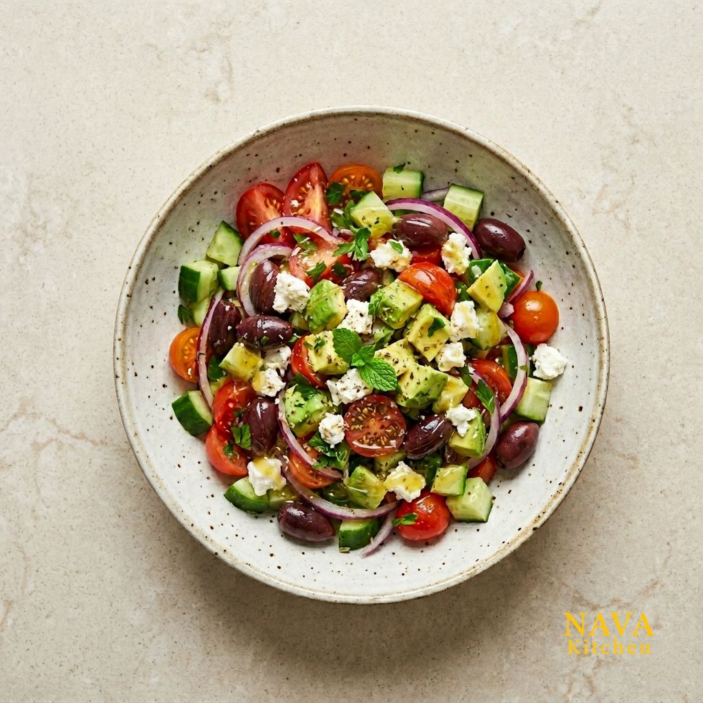 Mediterranean Avocado Salad