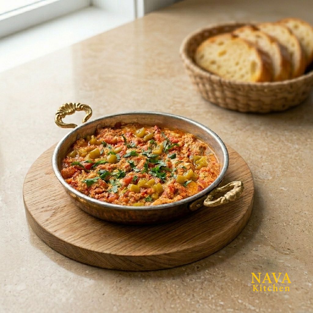 Menemen (Eggs with Tomatoes and Peppers)