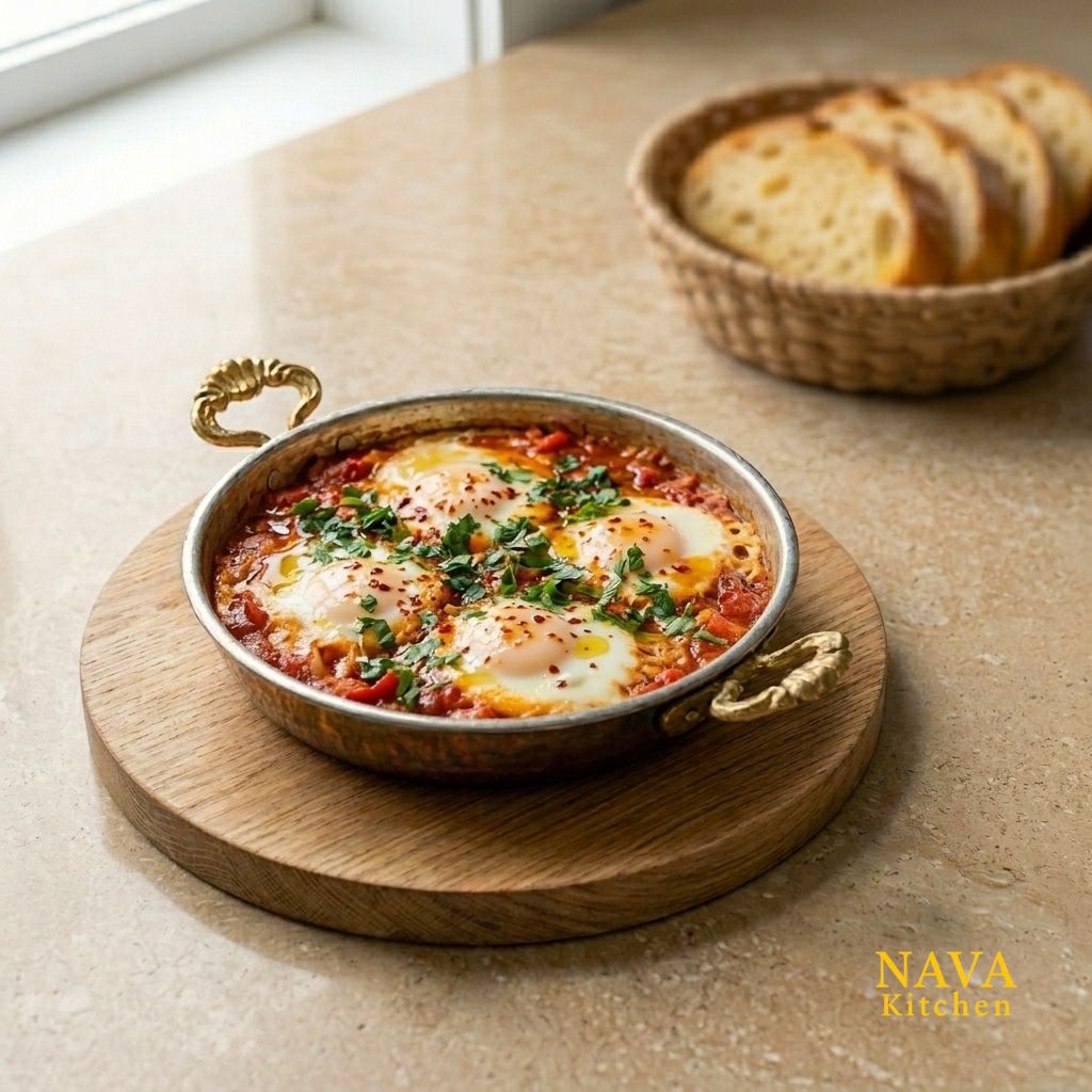Shakshuka (Poached Eggs in Spiced Tomato Sauce)