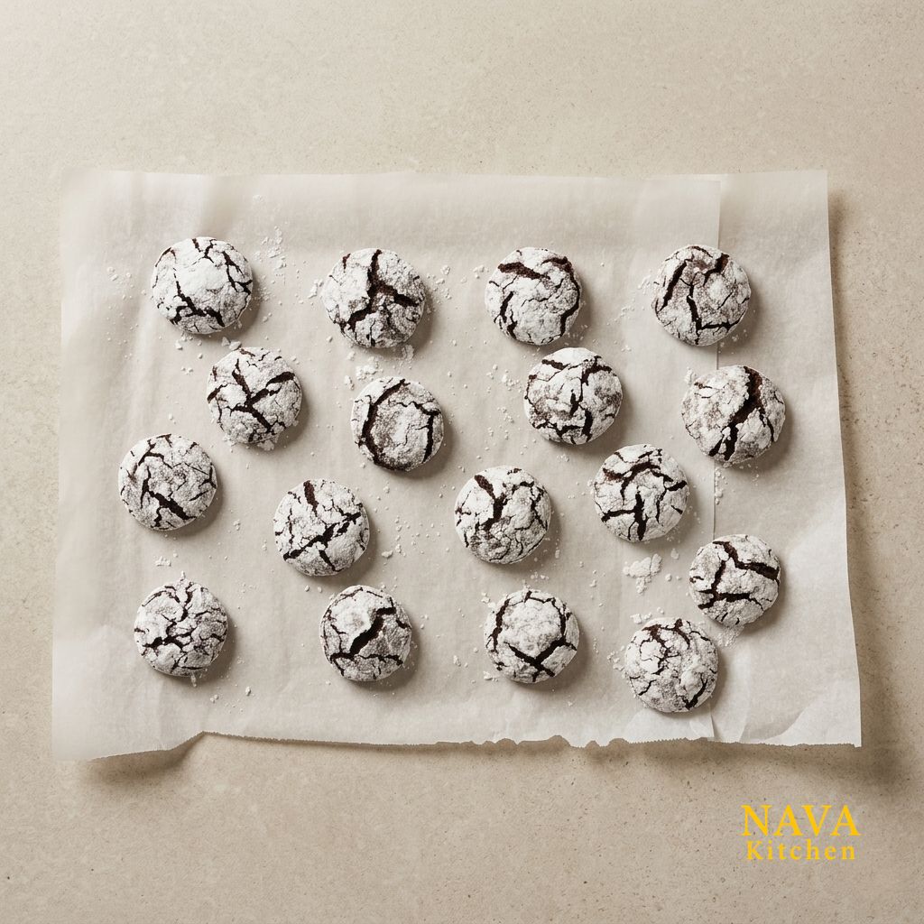 Chocolate Crinkle Cookies
