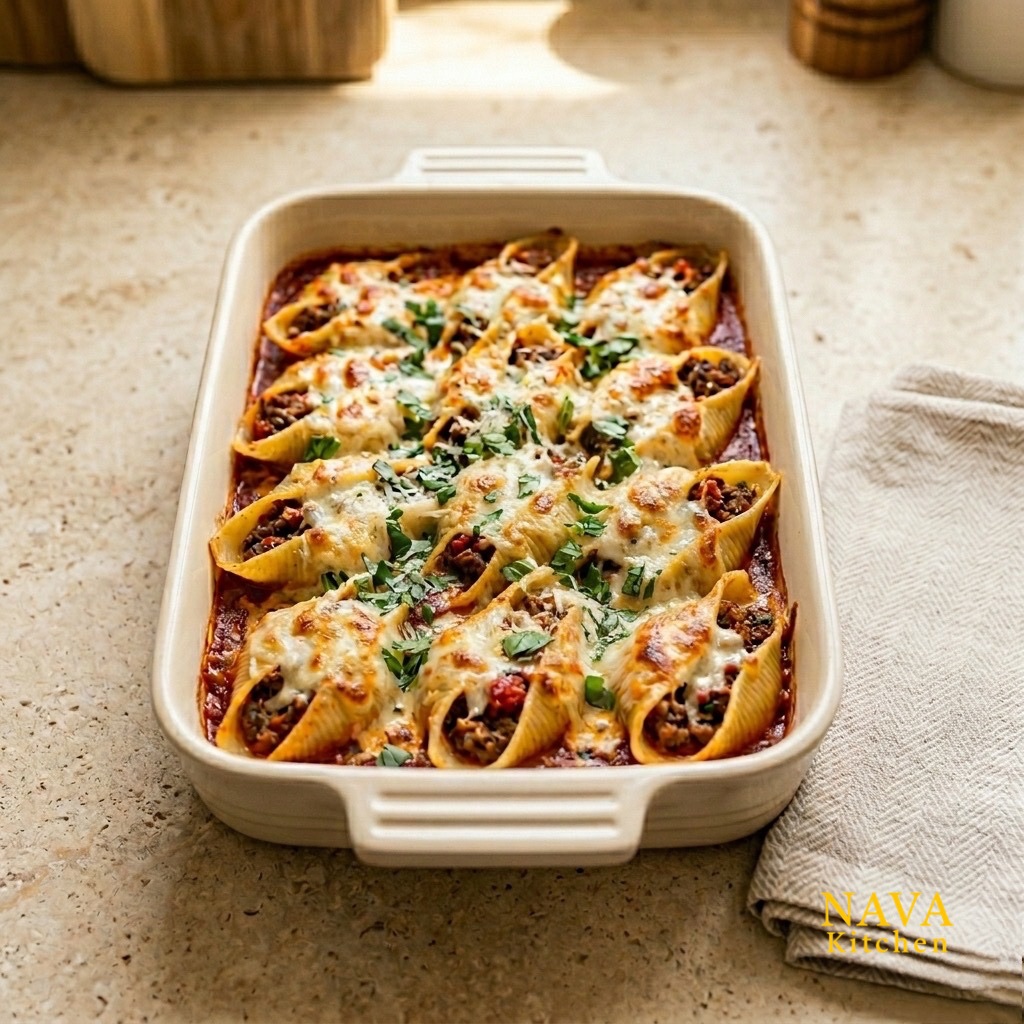 Beef-Stuffed Jumbo Shells